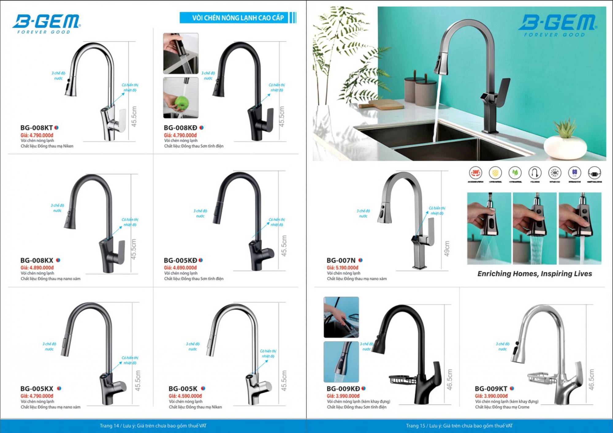 Thiết bị vệ sinh BGEM Catalogue và Bảng giá mới nhất /Page 8